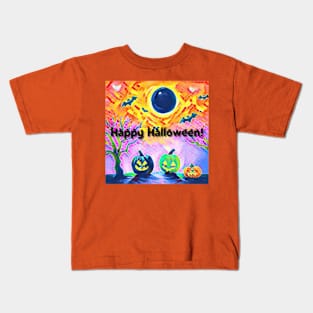 The Merry Pumpkins Happy Halloween Kids T-Shirt